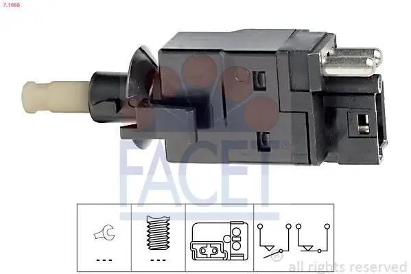 Bremslichtschalter FACET 7.1088