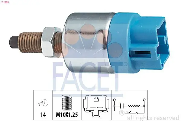 Bremslichtschalter FACET 7.1089