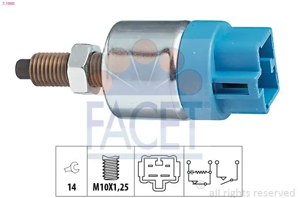Bremslichtschalter FACET 7.1090