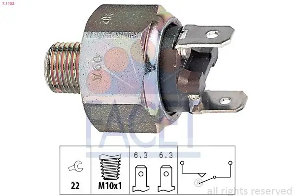 Bremslichtschalter FACET 7.1102