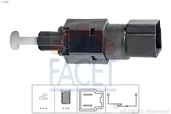 Bremslichtschalter FACET 7.1104 Bild Bremslichtschalter FACET 7.1104