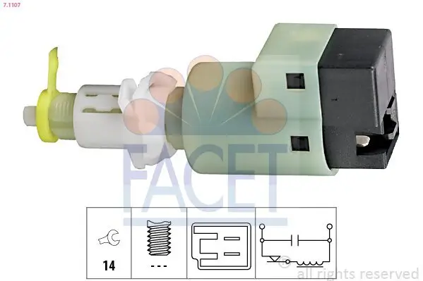 Bremslichtschalter FACET 7.1107