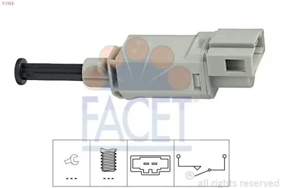 Bremslichtschalter FACET 7.1152 Bild Bremslichtschalter FACET 7.1152