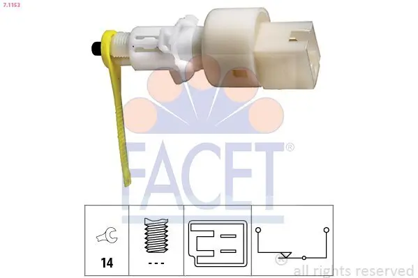 Bremslichtschalter FACET 7.1153