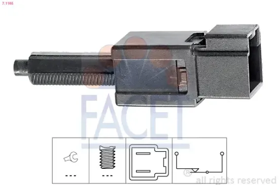 Bremslichtschalter FACET 7.1165 Bild Bremslichtschalter FACET 7.1165