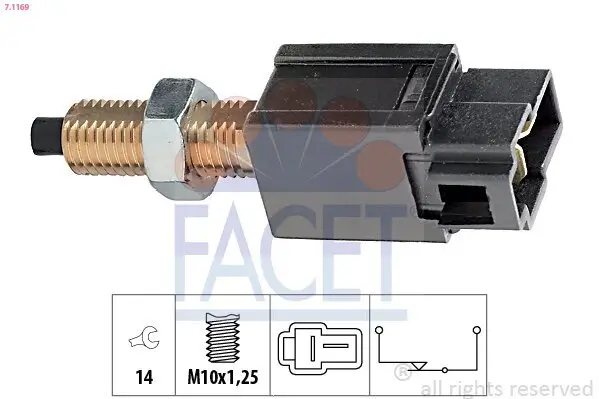 Bremslichtschalter FACET 7.1169