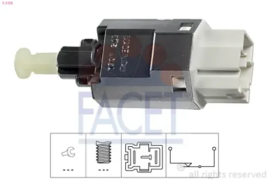 Bremslichtschalter FACET 7.1175 Bild Bremslichtschalter FACET 7.1175