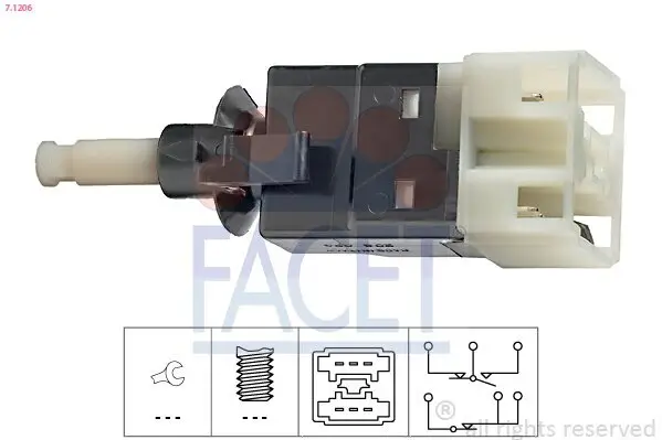 Bremslichtschalter FACET 7.1206