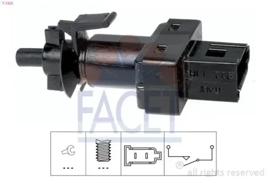 Bremslichtschalter FACET 7.1222 Bild Bremslichtschalter FACET 7.1222