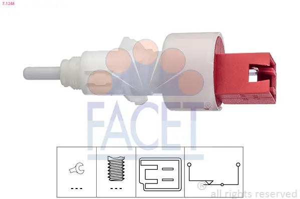 Schalter, Kupplungsbetätigung (GRA) FACET 7.1248