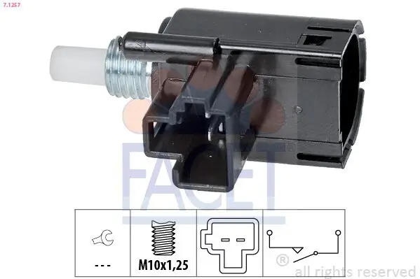 Bremslichtschalter FACET 7.1257
