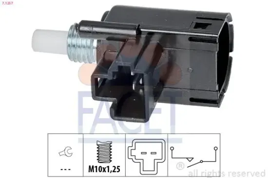 Bremslichtschalter FACET 7.1257 Bild Bremslichtschalter FACET 7.1257