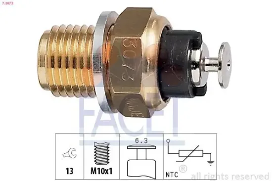 Sensor, Öltemperatur FACET 7.3073 Bild Sensor, Öltemperatur FACET 7.3073