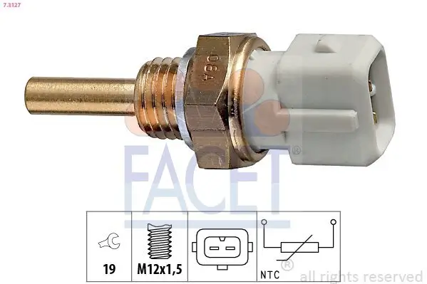 Sensor, Kühlmitteltemperatur FACET 7.3127