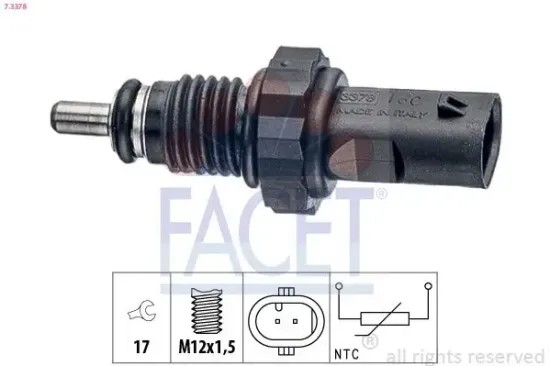 Sensor, Öltemperatur FACET 7.3378 Bild Sensor, Öltemperatur FACET 7.3378