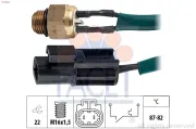 Temperaturschalter, Kühlerlüfter FACET 7.5112