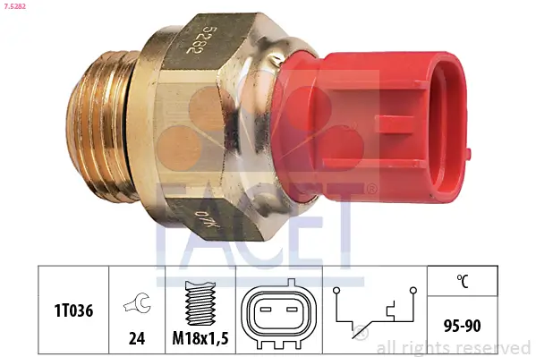 Temperaturschalter, Kühlerlüfter FACET 7.5282