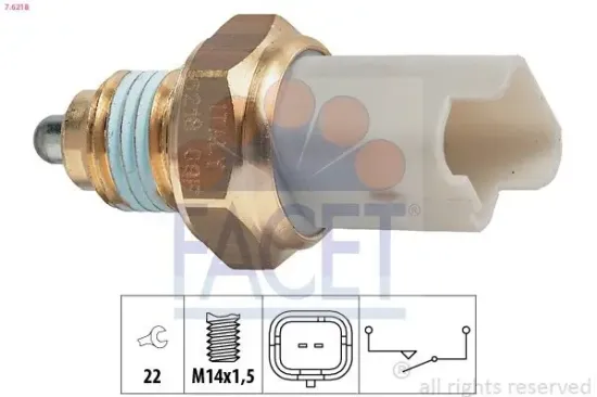 Schalter, Rückfahrleuchte FACET 7.6218 Bild Schalter, Rückfahrleuchte FACET 7.6218