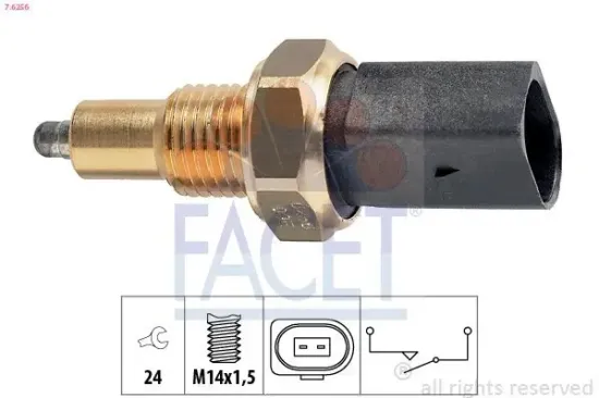 Schalter, Rückfahrleuchte FACET 7.6256 Bild Schalter, Rückfahrleuchte FACET 7.6256