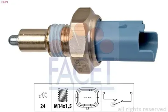 Schalter, Rückfahrleuchte FACET 7.6271 Bild Schalter, Rückfahrleuchte FACET 7.6271