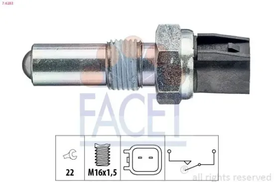 Schalter, Rückfahrleuchte FACET 7.6283 Bild Schalter, Rückfahrleuchte FACET 7.6283