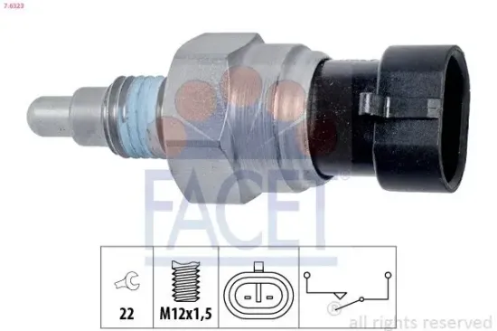 Schalter, Rückfahrleuchte FACET 7.6323 Bild Schalter, Rückfahrleuchte FACET 7.6323