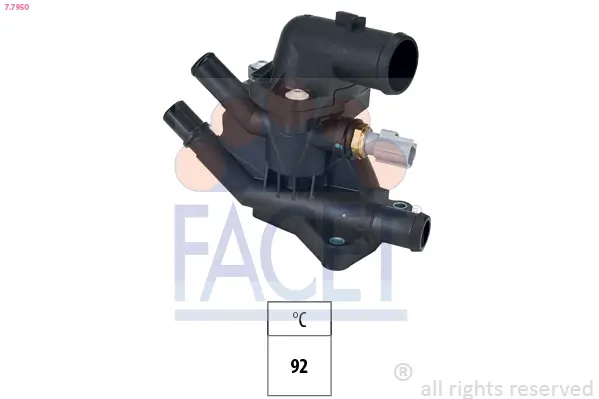 Thermostat, Kühlmittel FACET 7.7950