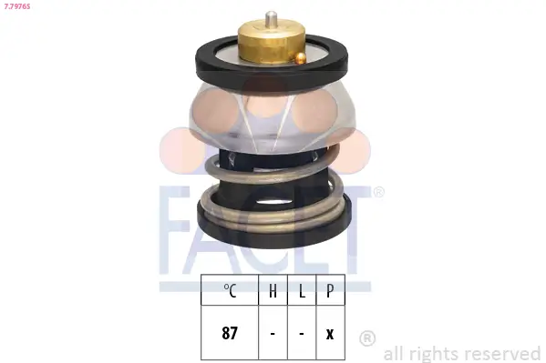 Thermostat, Kühlmittel FACET 7.7976S
