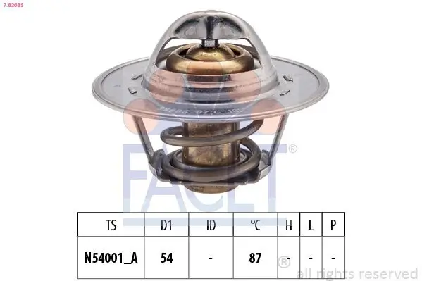 Thermostat, Kühlmittel FACET 7.8268S