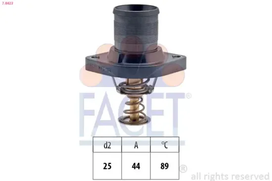 Thermostat, Kühlmittel FACET 7.8423 Bild Thermostat, Kühlmittel FACET 7.8423