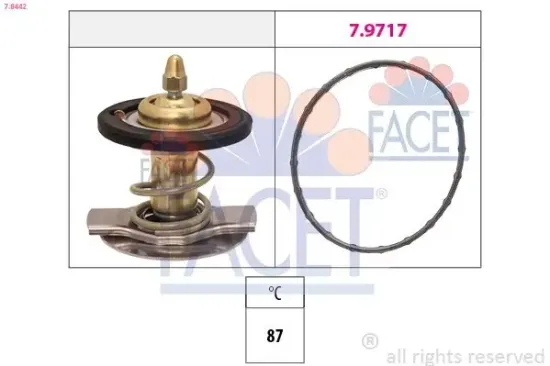 Thermostat, Kühlmittel FACET 7.8442 Bild Thermostat, Kühlmittel FACET 7.8442