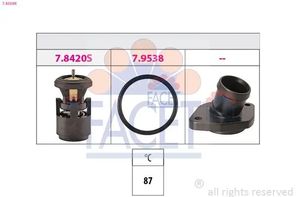 Thermostat, Kühlmittel FACET 7.8559K