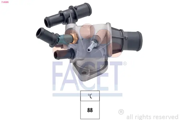 Thermostat, Kühlmittel FACET 7.8585