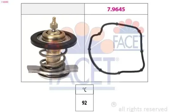 Thermostat, Kühlmittel FACET 7.8590 Bild Thermostat, Kühlmittel FACET 7.8590