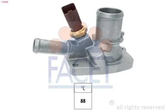 Thermostat, Kühlmittel FACET 7.8699 Bild Thermostat, Kühlmittel FACET 7.8699