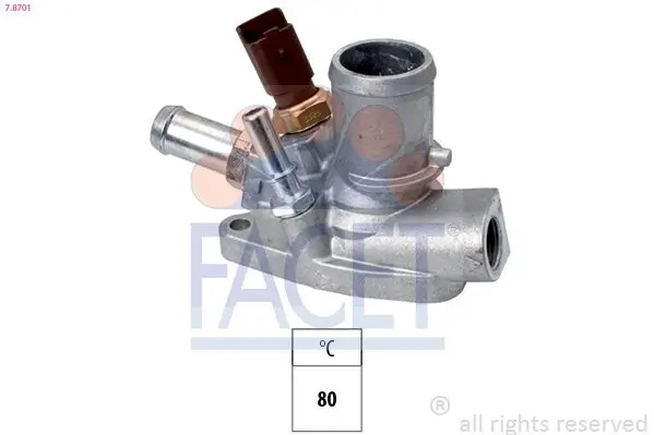 Thermostat, Kühlmittel FACET 7.8701