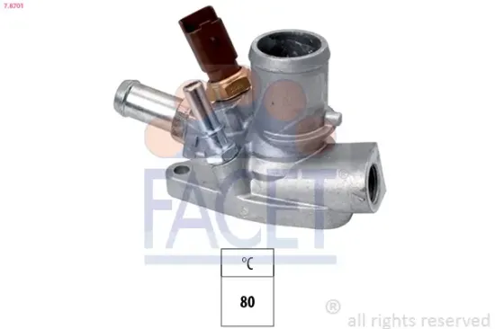 Thermostat, Kühlmittel FACET 7.8701 Bild Thermostat, Kühlmittel FACET 7.8701