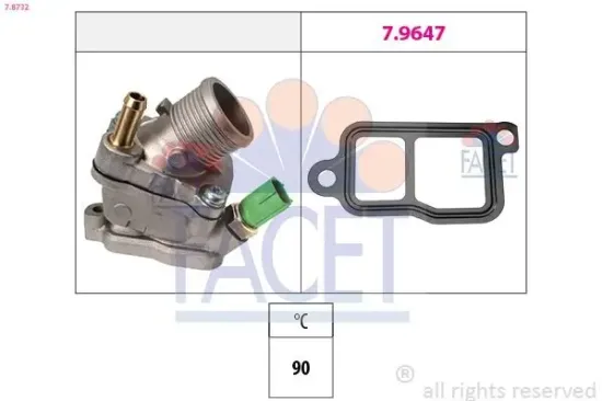 Thermostat, Kühlmittel FACET 7.8732 Bild Thermostat, Kühlmittel FACET 7.8732