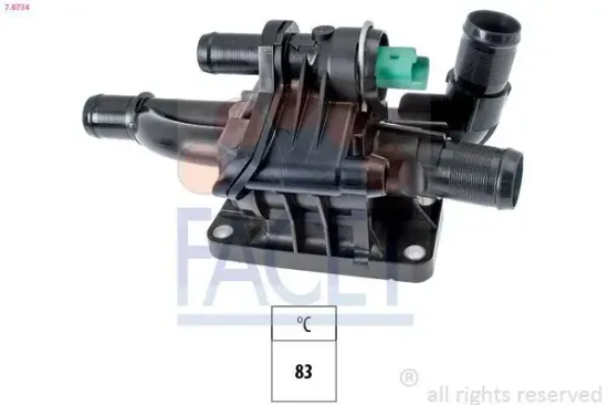 Thermostat, Kühlmittel FACET 7.8734 Bild Thermostat, Kühlmittel FACET 7.8734