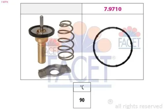 Thermostat, Kühlmittel FACET 7.8774 Bild Thermostat, Kühlmittel FACET 7.8774
