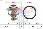 Thermostat, Kühlmittel FACET 7.8848