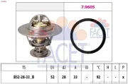 Thermostat, Kühlmittel FACET 7.8928