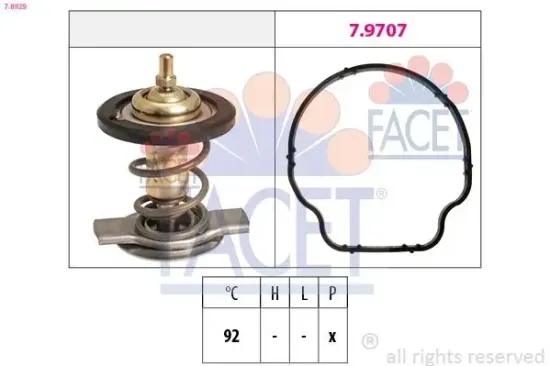 Thermostat, Kühlmittel FACET 7.8929 Bild Thermostat, Kühlmittel FACET 7.8929