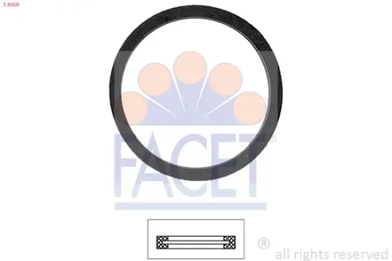 Dichtung, Thermostat FACET 7.9559 Bild Dichtung, Thermostat FACET 7.9559