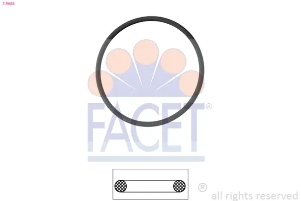 Dichtung, Thermostat FACET 7.9688