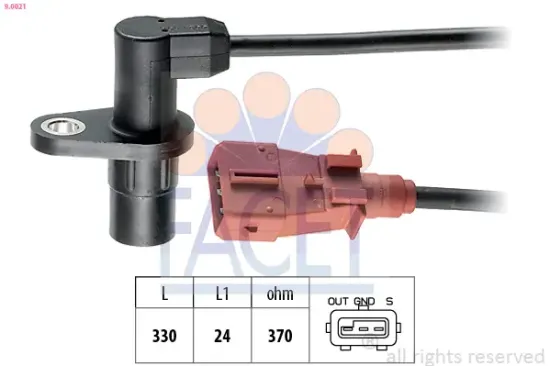 Impulsgeber, Kurbelwelle FACET 9.0021 Bild Impulsgeber, Kurbelwelle FACET 9.0021