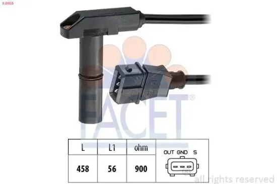 Impulsgeber, Kurbelwelle FACET 9.0058 Bild Impulsgeber, Kurbelwelle FACET 9.0058