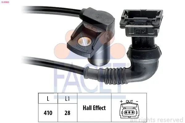 Sensor, Nockenwellenposition FACET 9.0060