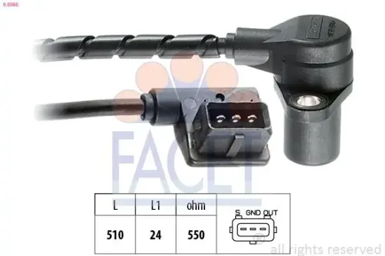 Impulsgeber, Kurbelwelle FACET 9.0065 Bild Impulsgeber, Kurbelwelle FACET 9.0065