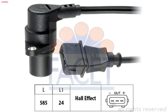 Impulsgeber, Kurbelwelle FACET 9.0082 Bild Impulsgeber, Kurbelwelle FACET 9.0082
